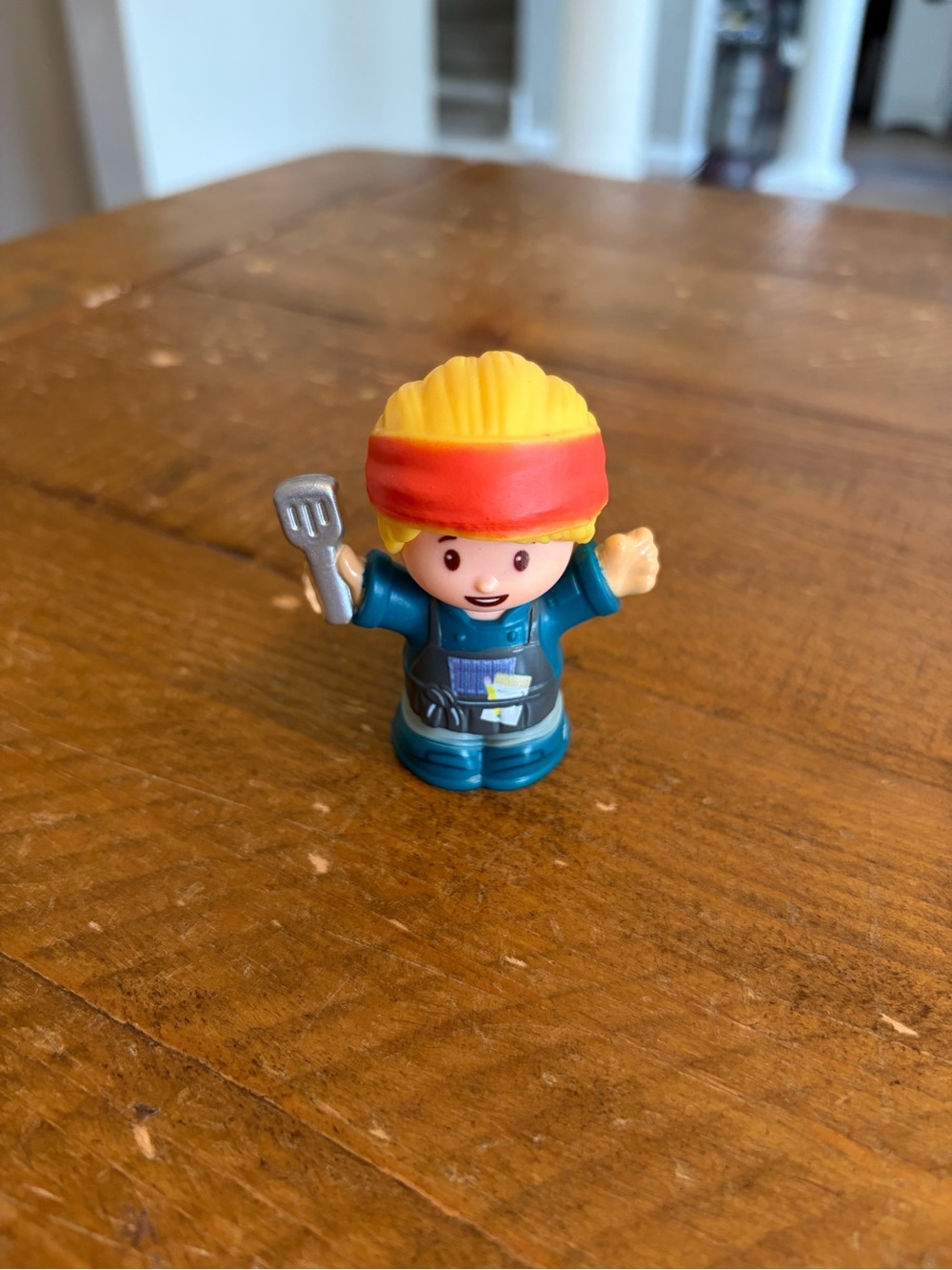 Fisher Price Little People taco truck worker as is